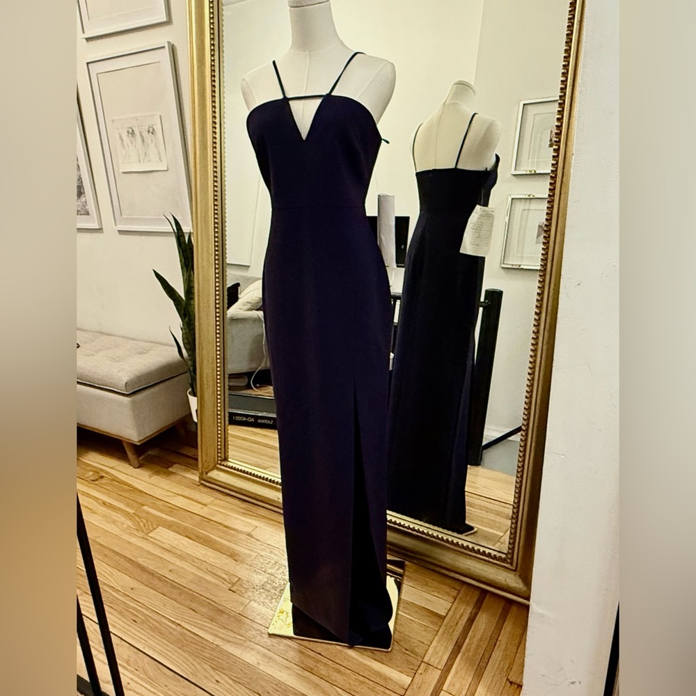 Likely Navy Gown RARE SAMPLE | Size 4 (S) | Formal Evening Dress